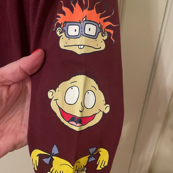 Vintage Tees - Rugrats Long Sleeve Crop Tee Size XL - Picture 4 of 9